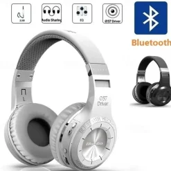 Original HT Wireless Bluetooth Headphones for Computer Headset Mobile Phone PC Telephone with Microphone Headband Bluetooth 5.0 Headphone Stereo Earphones Bass Studio Headphones with Mic Handsfree Cal
