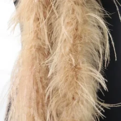 Ostrich Feather Hat Clothing Decorative Materials Accessories Dresses Scarves Accessories Ostrich Feather Hair Strips