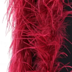 Ostrich Feather Hat Clothing Decorative Materials Accessories Dresses Scarves Accessories Ostrich Feather Hair Strips