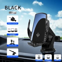 OTOLAMPARA 30W Fast Wireless Charger Automatic Magnetic Qi Charge Mount for iphone13 Xiaomi Samsung Universal for Phones Car Phone Holder