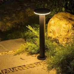 Outdoor Aisle Lights Warm White Modern Street Light Outdoor Waterproof, Perfect Solar Light for Backyard, Lawn, Driveway, Walkway, Garden Decoration.