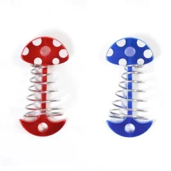 Outdoor camping platform fishbone nail wooden board mushroom nail spring tent nail canopy fixed aluminum alloy umbrella shaped ground nail