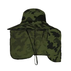 Outdoor Fishing Hat with Neck Flap UV Protection Sun Shade Hat Bonnie Cap Neck Face Coverage Outdoor Traveling Hiking Gardening Hat