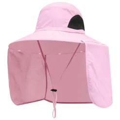 Outdoor Fishing Hat with Neck Flap UV Protection Sun Shade Hat Bonnie Cap Neck Face Coverage Outdoor Traveling Hiking Gardening Hat