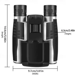 Outdoor HD photo video starlight night vision birdwatcher binoculars camera with screen digitalCode binoculars