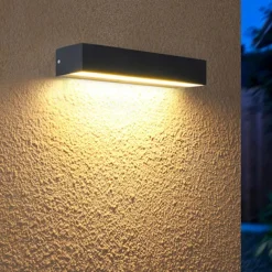 Outdoor Indoor LED Wall Lights Bedroom Aluminum Wall Light One Font Wall Lamp IP65 85-265V 12/18/24 W