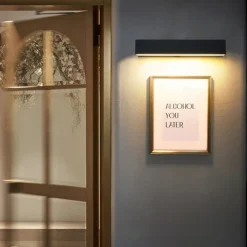 Outdoor Indoor LED Wall Lights Bedroom Aluminum Wall Light One Font Wall Lamp IP65 85-265V 12/18/24 W