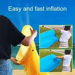 Outdoor Inflatable Sofa – Portable Beach Camping Sofa Mattress, Ideal for Music Festivals, Concerts, and Lounge Chairs
