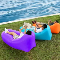 Outdoor Inflatable Sofa – Portable Beach Camping Sofa Mattress, Ideal for Music Festivals, Concerts, and Lounge Chairs