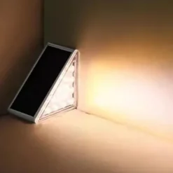 Outdoor IP67 Waterproof Solar Step Light Outdoor Stair Lights LED Lens Design Super Bright Anti-theft Stair Light Decor Lighting For Garden Deck Garden Lamp Landscape Lights 1X 2X