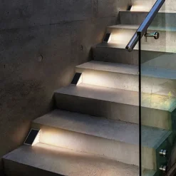 Outdoor IP67 Waterproof Solar Step Light Outdoor Stair Lights LED Lens Design Super Bright Anti-theft Stair Light Decor Lighting For Garden Deck Garden Lamp Landscape Lights 1X 2X