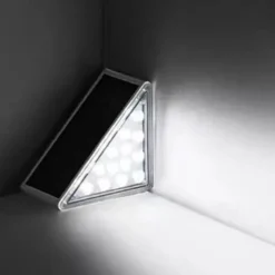 Outdoor IP67 Waterproof Solar Step Light Outdoor Stair Lights LED Lens Design Super Bright Anti-theft Stair Light Decor Lighting For Garden Deck Garden Lamp Landscape Lights 1X 2X