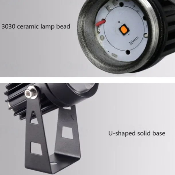 Outdoor LED Spotlight 5W Landscape Lighting 220V Red Green Blue RGB Wall light IP66 Waterproof one beam lights