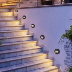 Outdoor Led Underground Light Stainless Steel IP67 Waterproof Square Embedded Ground Lights Suitable for Steps and Corners 110-240V