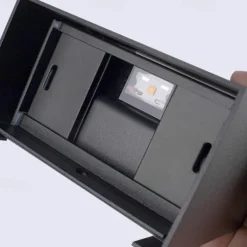 Outdoor LED Wall Lamp with Adjustable Beam Angle IP65 Waterproof Up and Down Lighting Indoor Double-Head Curved Wall Light Modern Bedroom Warm White Light