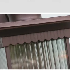 Outdoor Light Fixtures Wall Mount Aluminium Waterproof IP65 Exterior Wall Lantern30W Anti-Rust Outside Black Wall Sconce Porch Lights for House Garage, Doorway Warm White 85-265V