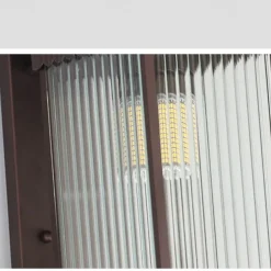 Outdoor Light Fixtures Wall Mount Aluminium Waterproof IP65 Exterior Wall Lantern30W Anti-Rust Outside Black Wall Sconce Porch Lights for House Garage, Doorway Warm White 85-265V