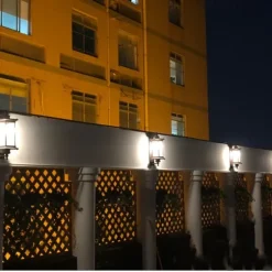 Outdoor Light Fixtures Wall Mount Aluminium Waterproof IP65 Exterior Wall Lantern30W Anti-Rust Outside Black Wall Sconce Porch Lights for House Garage, Doorway Warm White 85-265V