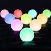 Outdoor Light 1X 2X 6X IP68 Waterproof RGB LED For Swimming Pool Floating Ball Lamp RGB Home Garden KTV Bar Wedding Party Decorative Holiday Summer Lighting