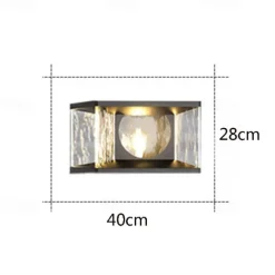 Outdoor Post Lights Fixture Modern Yard Entry Outdoor Column Lights with Stainless Steel Housing Patio Pillar Lights 110-240V 20W