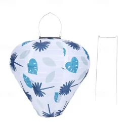 Outdoor Solar Decorative Lanterns Hanging With Hook Waterproof Built-In Battery Automatic Lighting Nylon Material For Yard Garden Lamp