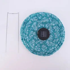 Outdoor Solar Decorative Lanterns Hanging With Hook Waterproof Built-In Battery Automatic Lighting Nylon Material For Yard Garden Lamp