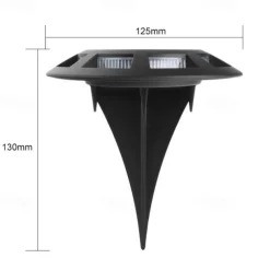 Outdoor Solar Lights Solar Ground Light 16 LED Upgraded Outdoor Waterproof Bright in-Ground Light for Garden Walkway Yard Patio