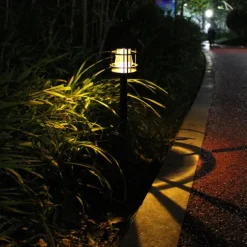 Outdoor Solar Path Light Led Light Control Lawn Lamp Garden Decorative Plug Lights Waterproof Courtyard Lamps Outdoor Lights