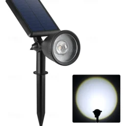 Outdoor Solar Spotlight - Waterproof Pathway Garden Spotlights, Solar Sunset Projection Lights for Lawn, Park, Terrace & Landscape Decoration