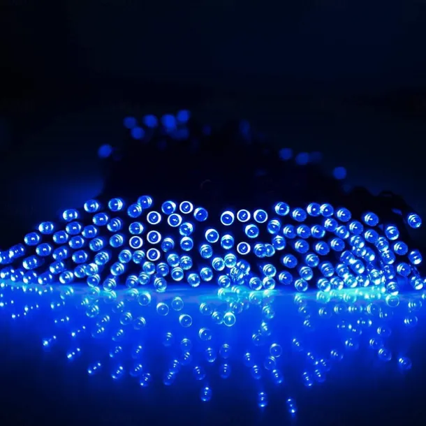 Outdoor Solar String Lights 100M 800LED 50M 500LED Upgraded Fairy Christmas String Lights Ambiance Lighting for Outdoor Patio Lawn Remote Control Memory Function IP65 Waterproof Garden Light