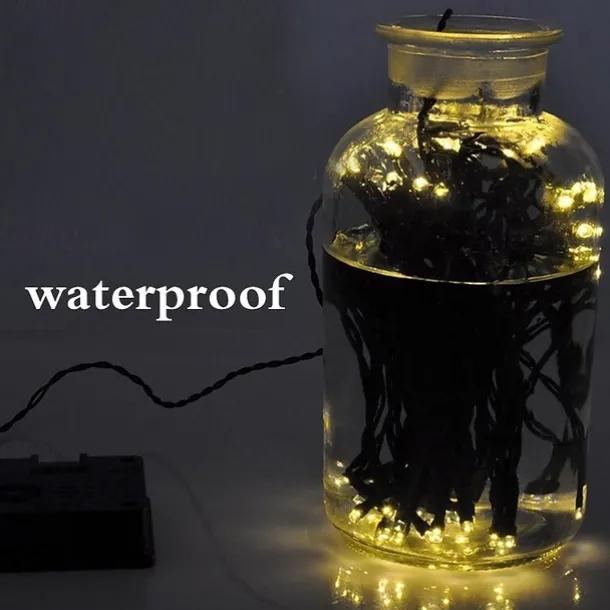 Outdoor Solar String Light 22M 200LED Solar LED String Light Outdoor String Lights 8 Function Fairy Lights Outdoor Waterproof Garden Lawn Courtyard Christmas Decoration Light LED Solar Garden Light