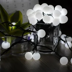 Outdoor Solar String Light Solar LED String Lights Matte Bulb Warm White Colorful White 8 Mode Outdoor Waterproof 7M 50LEDs Fairy Lights Christmas Wedding Holiday Decoration Lights Garden Light