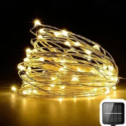 Outdoor Solar String Light LED Fairy Lights Garden Lights 10M 20M IP65 Holiday Lights 100Leds 200Leds For Christmas New Year Garland Decor Warm White Lighting LED Solar Garden Light