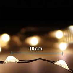 Outdoor Solar String Light LED Fairy Lights Garden Lights 10M 20M IP65 Holiday Lights 100Leds 200Leds For Christmas New Year Garland Decor Warm White Lighting LED Solar Garden Light