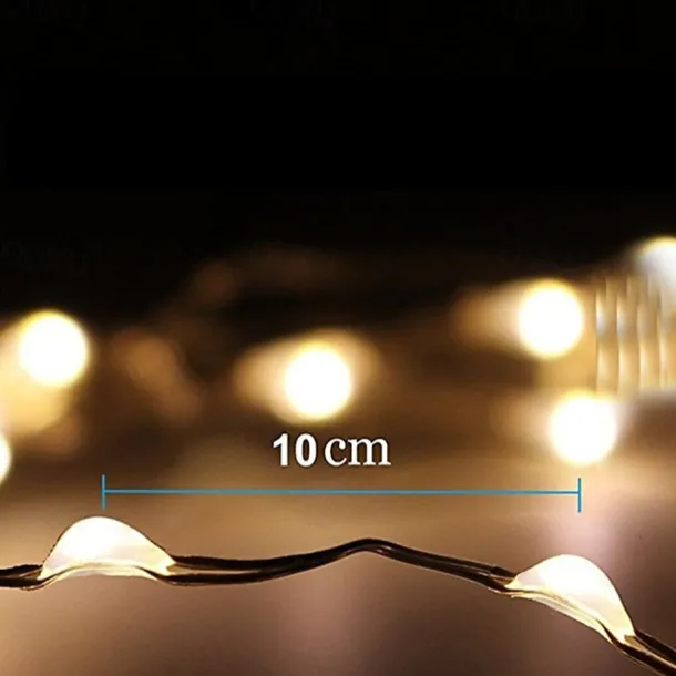Outdoor Solar String Light LED Fairy Lights Garden Lights 10M 20M IP65 Holiday Lights 100Leds 200Leds For Christmas New Year Garland Decor Warm White Lighting LED Solar Garden Light