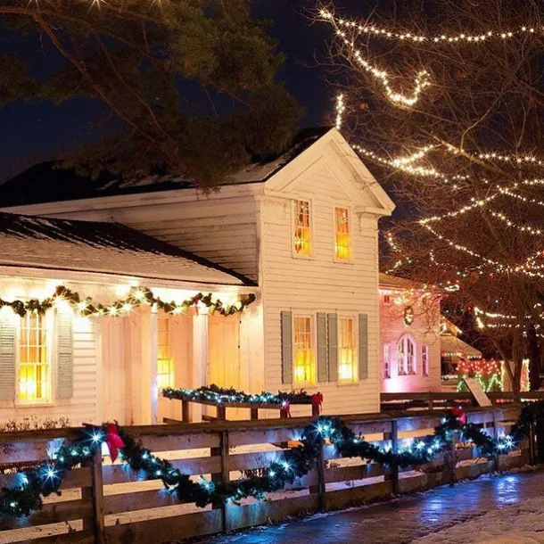 Outdoor Solar String Light LED Fairy Lights Garden Lights 10M 20M IP65 Holiday Lights 100Leds 200Leds For Christmas New Year Garland Decor Warm White Lighting LED Solar Garden Light