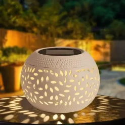 Outdoor Solar Table Garden Lights Dancing Flickering Flame Lamp Retro Metal Lamp For Patio Garden Pathway Yard Decor Lighting 1X