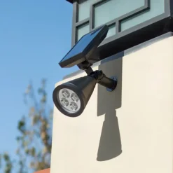 Outdoor Solar Wall Lights IP65 Waterproof Lawn Ground Lamp RGB Changing 4 LED Beads Landscape Spotlights Garden Lawn Yard Decoration Outdoor Light