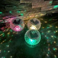 Outdoor Solar Water Floating Light Pond Light LED Magic Ball Light Swimming Pool Garden Lawn Landscape Decorative Lighting Solar Pool Lamp