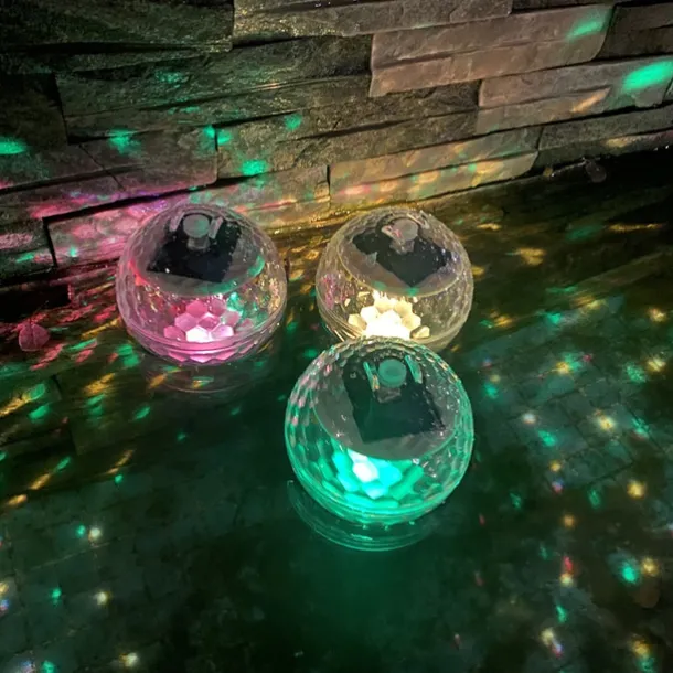 Outdoor Solar Water Floating Light Pond Light LED Magic Ball Light Swimming Pool Garden Lawn Landscape Decorative Lighting Solar Pool Lamp