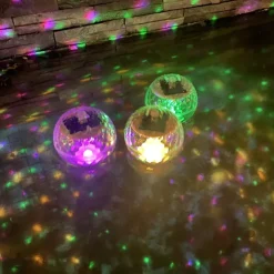 Outdoor Solar Water Floating Light Pond Light LED Magic Ball Light Swimming Pool Garden Lawn Landscape Decorative Lighting Solar Pool Lamp