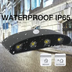 Outdoor Wall Light LED Motion Sensor Wall Sconce Light 8W Up Down Aluminium Modern Indoor Wall Lamps for Living Room Bedroom Corridor Hallway