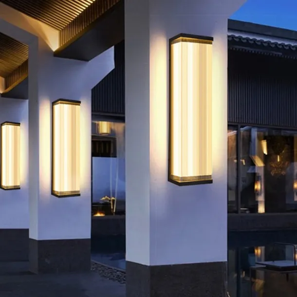 Outdoor Wall Lights, LED Fence Lights IP65 Waterproof Warm/White/Nautral Light Sconce Decorative Fixture With Hardwired For Villa Gate Balcony Yard Exterior Lamp