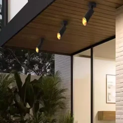 Outdoor Wall Sconce Spotlight Waterproof IP65 Wall Fixture Lighting Aluminum LED Exterior Sconce for Indoor Outdoor Patio Porch Warm White 110-240V