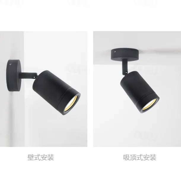 Outdoor Wall Sconce Spotlight Waterproof IP65 Wall Fixture Lighting Aluminum LED Exterior Sconce for Indoor Outdoor Patio Porch Warm White 110-240V