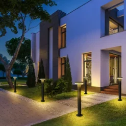 Outdoor Waterproof Garden Lamp Lawn Lamp Modern Simple Landscape Light Light Pathway Stand Pole Lamp Villa Garden Bundro Lights Garden Lamp 110-240V