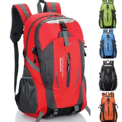 Outdoor Waterproof Nylon Backpack for Hiking, Travel, and School - Durable and Spacious for Students, Back to School