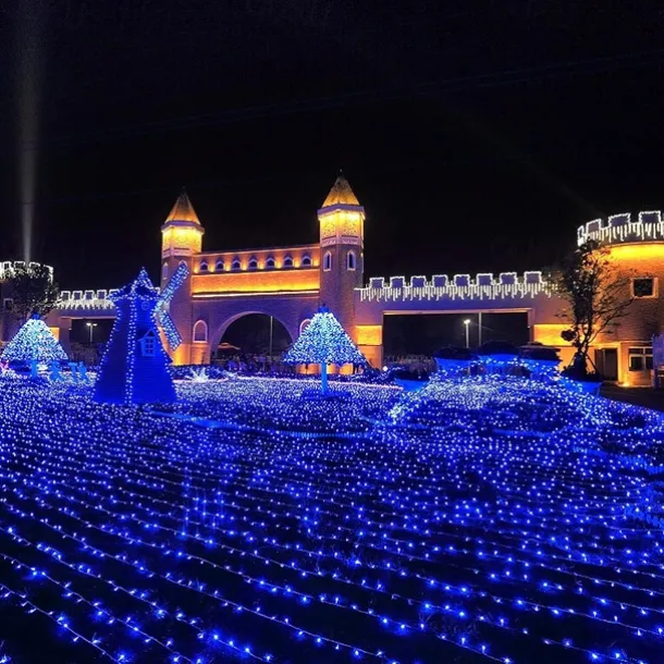 Outdoor Waterproof Solar LED String Lights 5M-20LEDs 7M-50LEDs 12mM-100LEDs 22M-200LEDs Christmas Fairy Light Holiday Lighting Tree Lights Wedding Party Christmas Tree Garden Indoor Outdoor Decoration