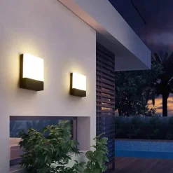 Outdoor Waterproof Wall Lights 10W Outdoor Acrylic Wall Light Outdoor Modern Basic Wall Decor for Pathway Garden 110-120V 220-240V