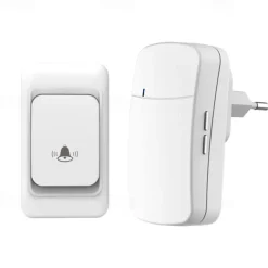 Outdoor Wireless Door Bell Chime Kit, 300M Remote Control Home Welcome My Melody Ring Doorbell